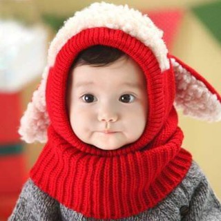 MŨ LEN LÔNG CỪU SIÊU ẤM CHO BÉ