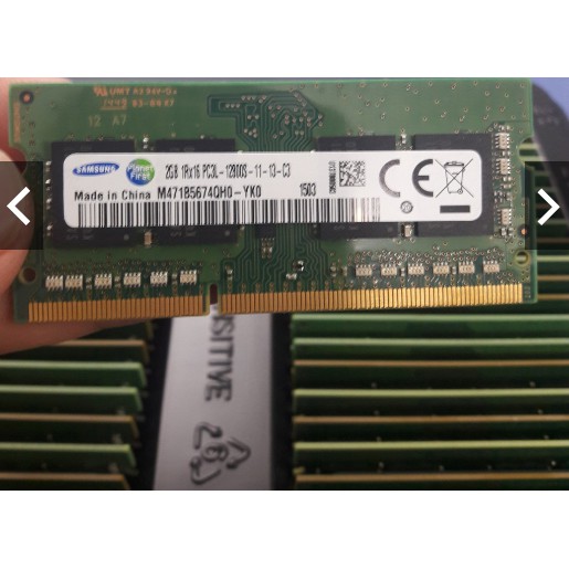 Ram laptop DDR3 tháo máy 2gb bus 1333