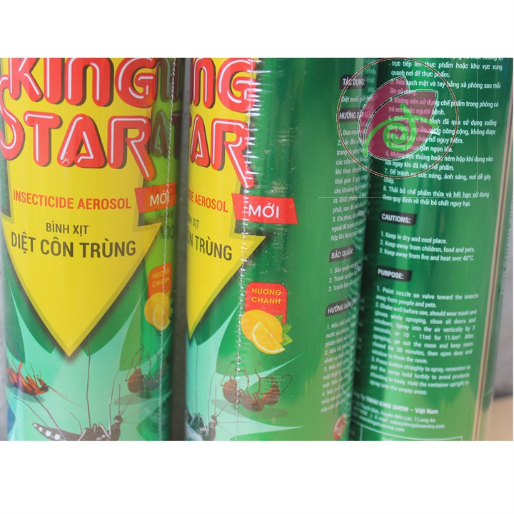 Xịt Muỗi Diệt Côn Trùng King Star 600ml