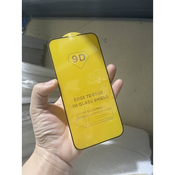 Kính cường lực 9D iPhone 15 Pro Max, 15 Plus, 14 Pro max, 13 Mini, 13, 13 Pro, 13 Pro max Full keo màn hình cao cấp