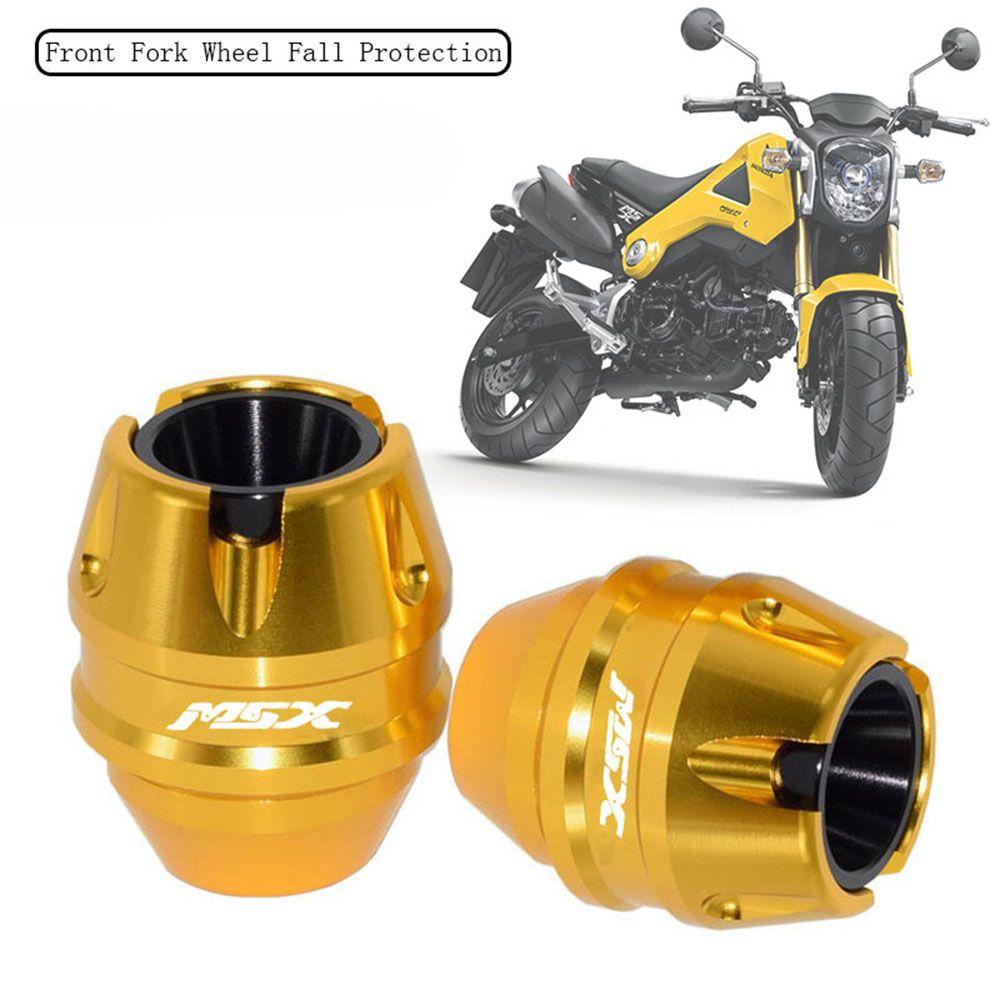 Bộ 2 Phụ Kiện Bảo Vệ Bánh Xe Trước / Sau CNC Tiện Dụng Cho Xe Máy