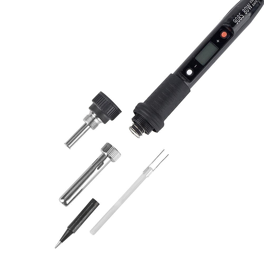 Set mỏ hàn điện ZIQQUCU hỗ trợ nhiệt độ 80W giắc cắm EU/ US tiện lợi