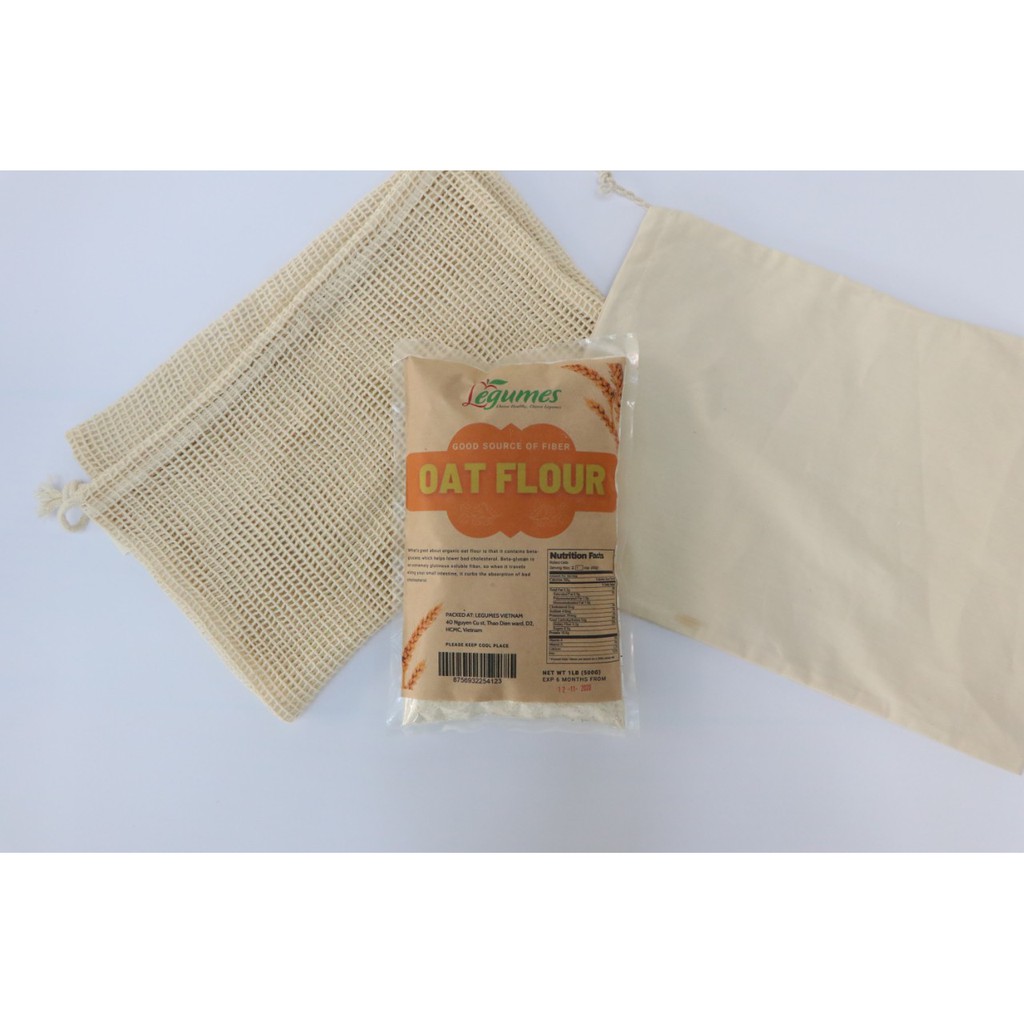 Yến mạch Hữu cơ cán mỏng - Rolled Oat Organic Legumes 500g