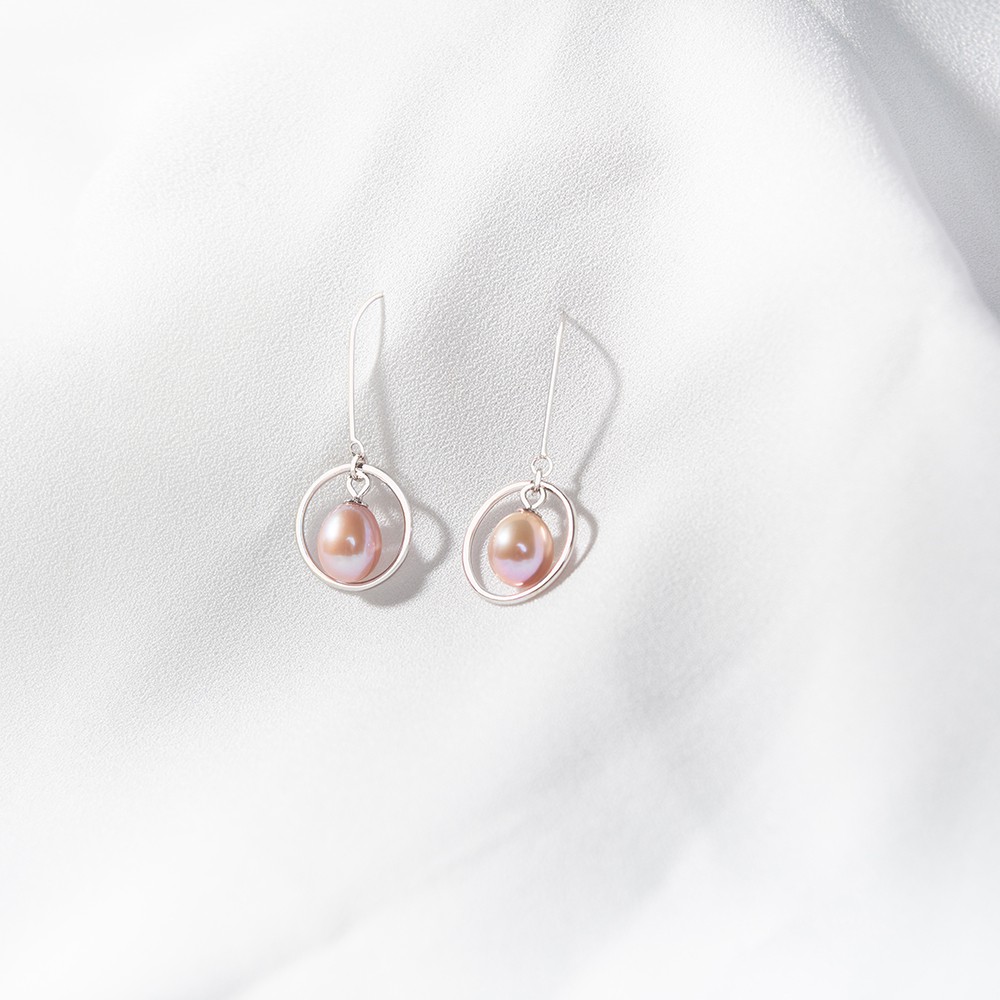 Khuyên Tai Bạc Mon Lilas Quý Phái Lini K05202-3