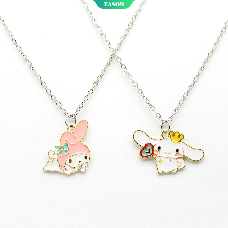 Vòng cổ Hợp Kim Mặt Hoạt Hình Cinnamoroll My Melody Đáng Yêu Không Phai Màu Làm Quà Sinh Nhật Cho Nữ