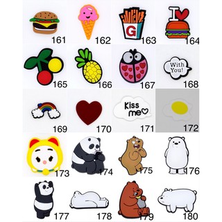 Stickers/jibbitz gắn dép sục (part 9)