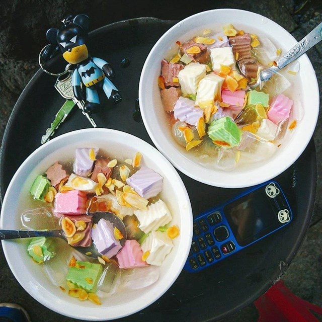 Chè khúc bạch tự nấu, set nguyên liệu nấu chè 3 vị thạch thơm ngon THE GARDEN