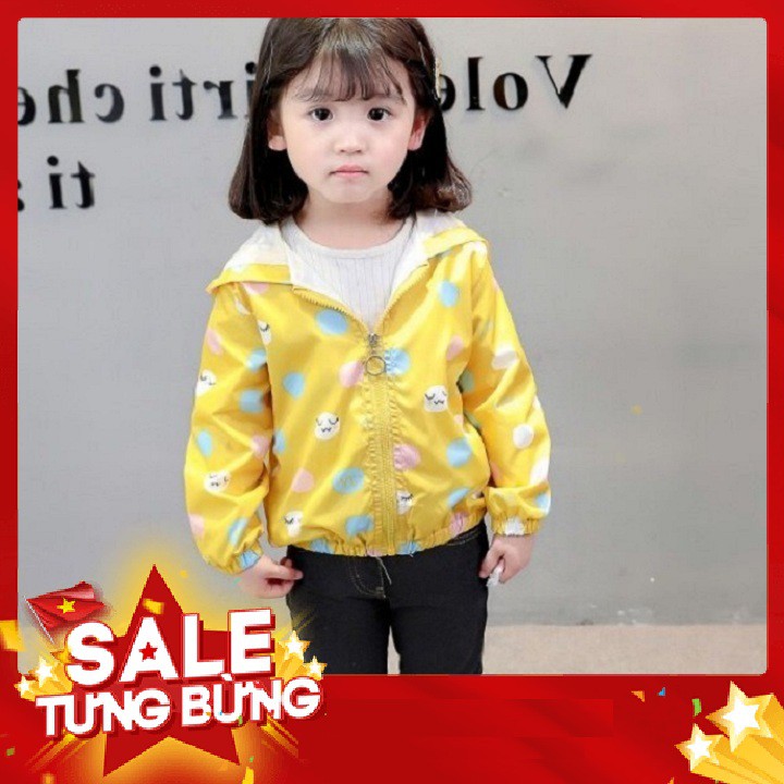 Áo khoác gió cho bé trai bé gái 2 lớp [Big Sale]