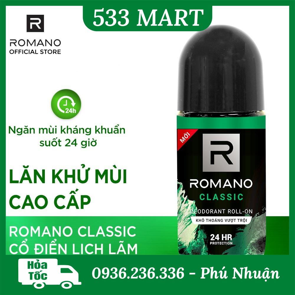 Lăn khử mùi Romano Classic 50ml