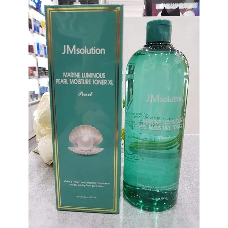 Nước Hoa Hồng JM Solution Bổ Sung Collagen, Dưỡng Trắng Da, Se Khít Lỗ Chân Lông JM Solution Toner (600ml)