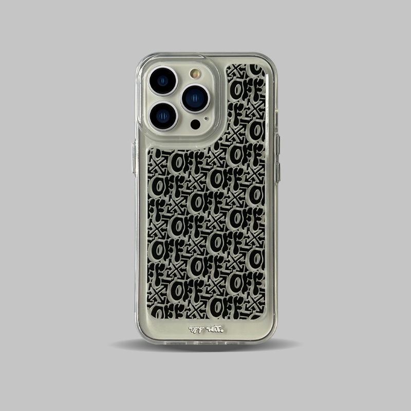 Ốp Điện Thoại Chống Sốc Họa Tiết OFF-WHITE Cho iPhone 11 13 12 X XS Pro Max XR 12 13