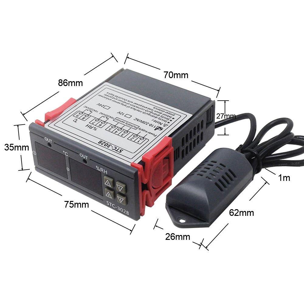 LONTIME Bộ Điều Khiển Nhiệt Độ Thông Minh AC 110V 220V