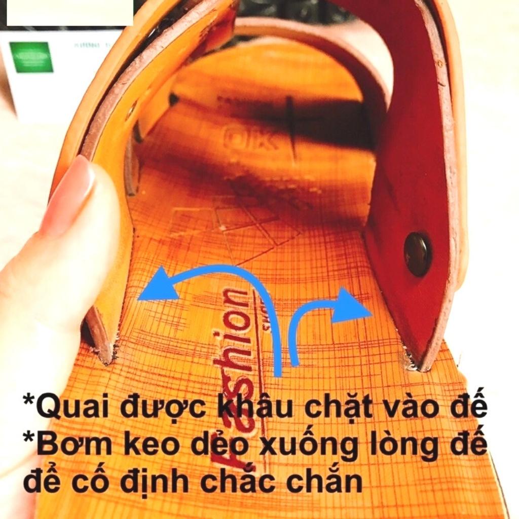 Dép xăng-đan nam đế đúc cao,bền,kiểu dáng sang trọng,gắn mác cao cấp