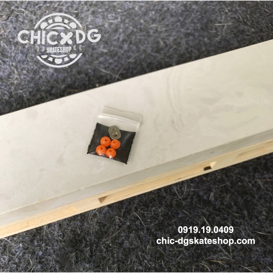 Bushing PRO cho fingerboard - đệm cao su ván tay Chic-DG MỚI - Form Conical và spherical đặc biệt - tặng kèm Washer