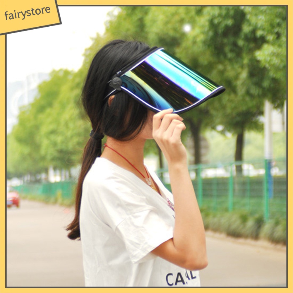 Mũ Che Nắng Unisex Mặt Kính Phản Quang Bảo Vệ Chống Tia UV Khi Chơi Thể Thao Ngoài Trời