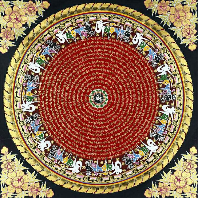 Tranh Mandala Nepal 60x60