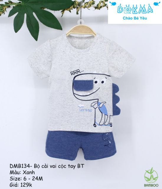 BỘ CỘC TAY CÀI VAI KHỦNG LONG DOKMA (SIZE 6-24M)