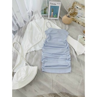 SET ĐẦM HAI DÂY KÈM KHOÁC