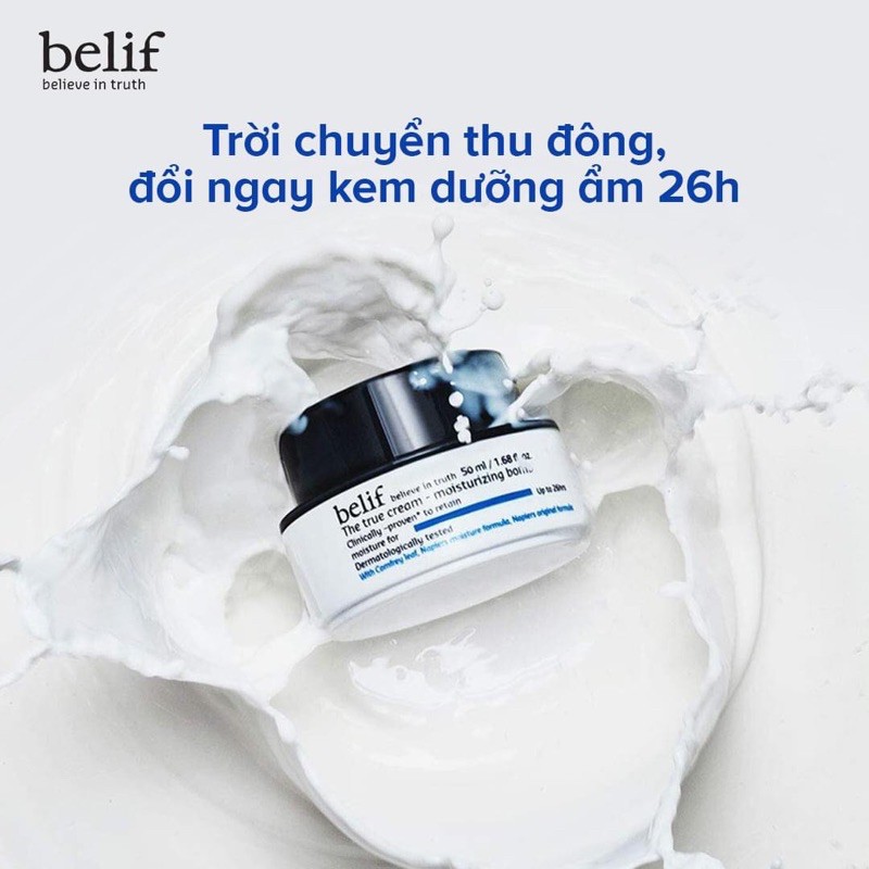 [Mã 77FMCGSALE giảm 8% đơn 500K] Kem dưỡng cấp nước The True Cream Aqua Bomb / Moisturizing Bomb Belif