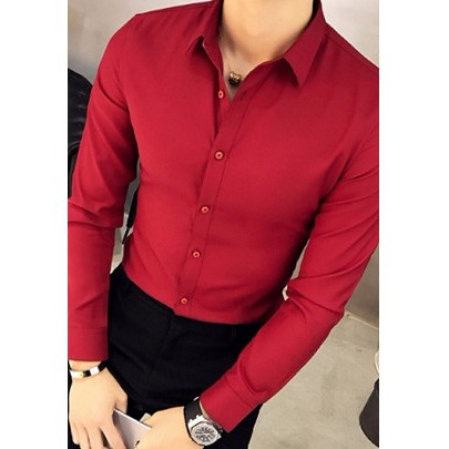 Áo sơ mi nam dài tay màu trắng vải không nhăn rất đẹp | BigBuy360 - bigbuy360.vn