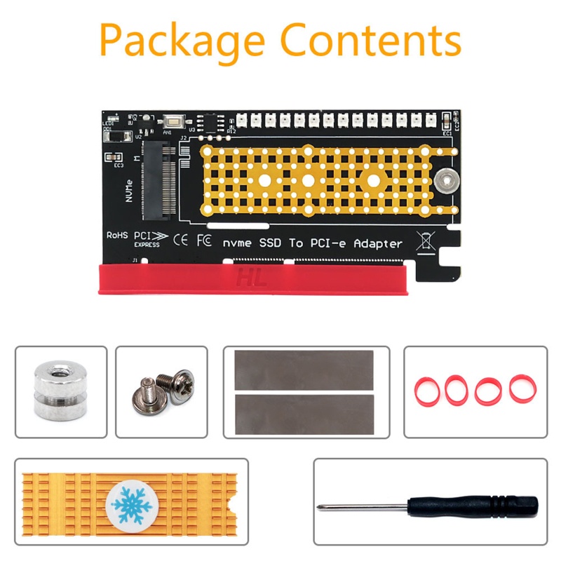 Thẻ Mở Rộng zzz SSD M2 NVME Sang Pcie 4 Chuyên Dụng Cho Chuyển Đổi Chìa Khóa