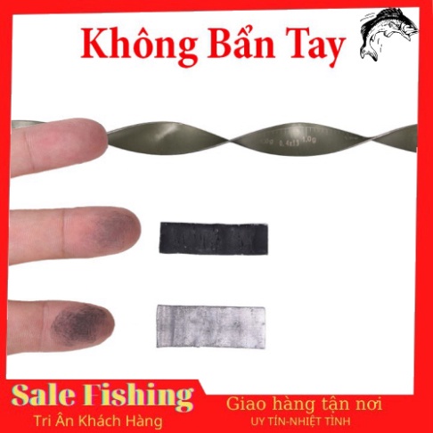 Chì lá câu đài cao cấp Đồ Câu Việt Bắc không bẩn tay không ô nhiễm môi trường