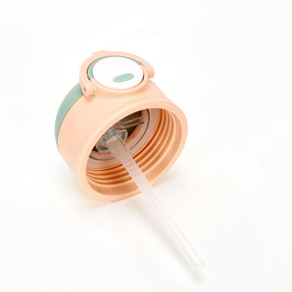 PISTA Bình Nước Giữ Nhiệt 600ml Kèm Ống Hút Họa Tiết Hoạt Hình