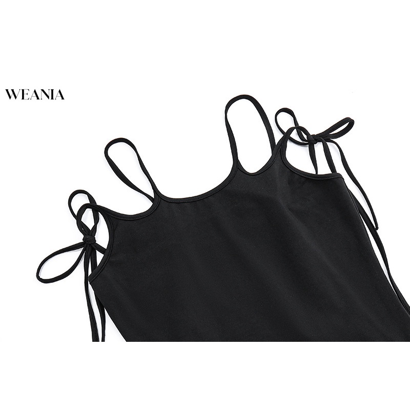 Áo Tank Top Sát Nách Màu Trơn Thiết Kế Hở Lưng Quyến Rũ