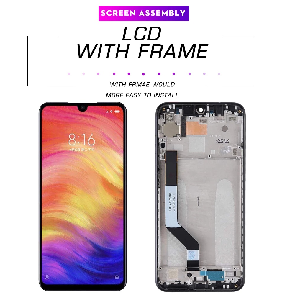 Màn Hình Cảm Ứng LCD Thay Thế Chuyên Dụng Cho Xiaomi Redmi Note 7 / Note 7 Pro M1901F7G M1901F7S