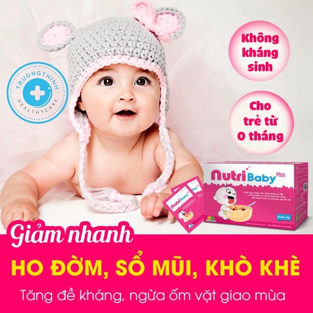 Tăng đề kháng trẻ em, giúp hạn chế viêm đường hô hấp NutriBaby Plus
