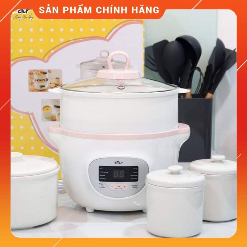 Nối nấu Chậm nấu cháo, ninh, hầm, hấp cách thủy 4 in 1 Bear