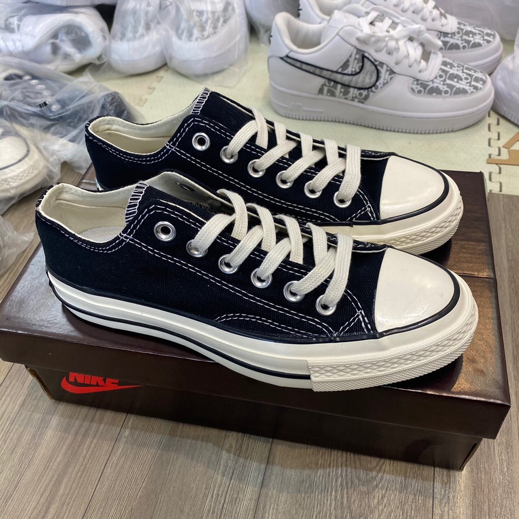 [Bản trung ] Giày sneaker 𝐂𝐎𝐍𝐕𝐄𝐑𝐒𝐄 1970s thấp cổ, giày cv 1970s đen low thấp cổ hàng 11 full box bill