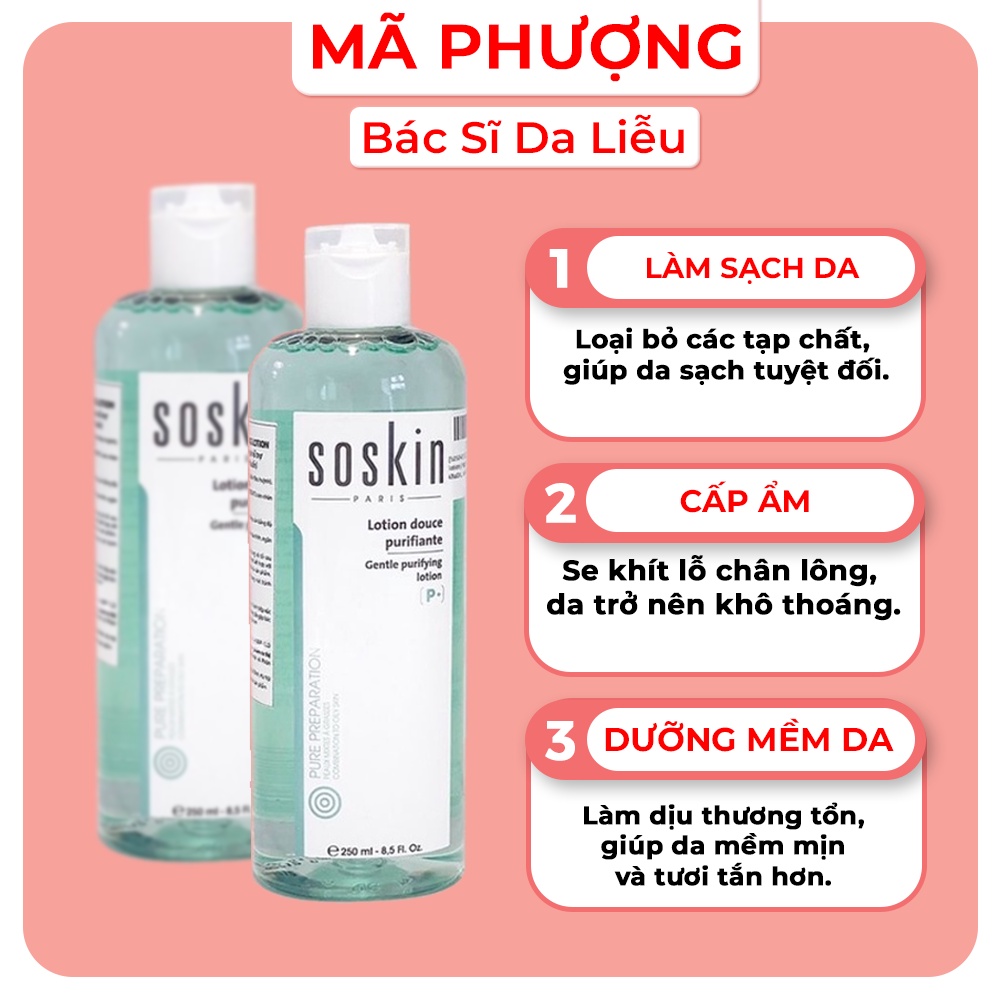 TONER MỤN SOSKIN lotion