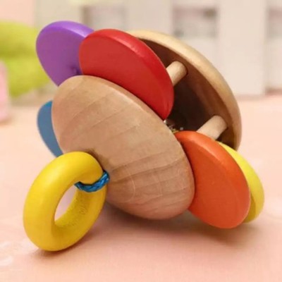 Đồ Chơi Gỗ Xúc Xắc ( Lục Lạc ) Cho Trẻ Sơ Sinh Benrikids An Toàn Cho Bé