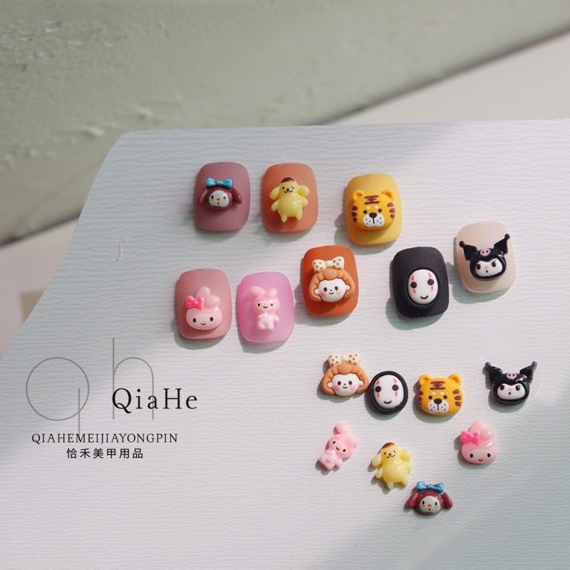 Charm nail hoạt hình siêu cute phụ kiện trang trí móng hoạt hình