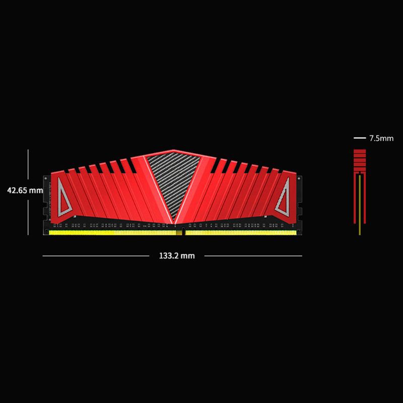 1 Bộ Ram Tản Nhiệt Cho Máy Tính Ddr2 Ddr3 Ddr4