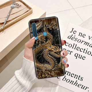 Ốp lưng Samsung A11 Silicon dẻo hình Rồng Xanh