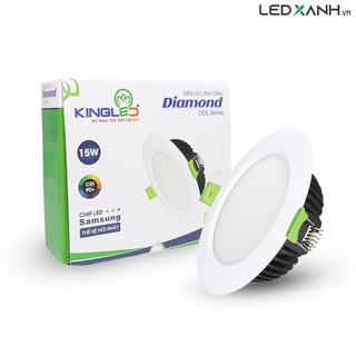Đèn led âm trần downlight kingled diamond 10w - φ90mm