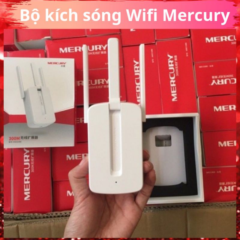 Bộ Kích Sóng Wifi Mercury 3 Râu Siêu Mạnh, Giúp Sóng Wifi Phủ Sóng Xa Hơn, Cắm Điện Trực Tiếp Không Cần Qua Cốc Sạc