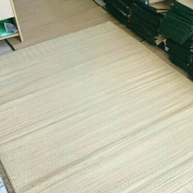 Chiếu cói trắng rẻ 1m6x2m