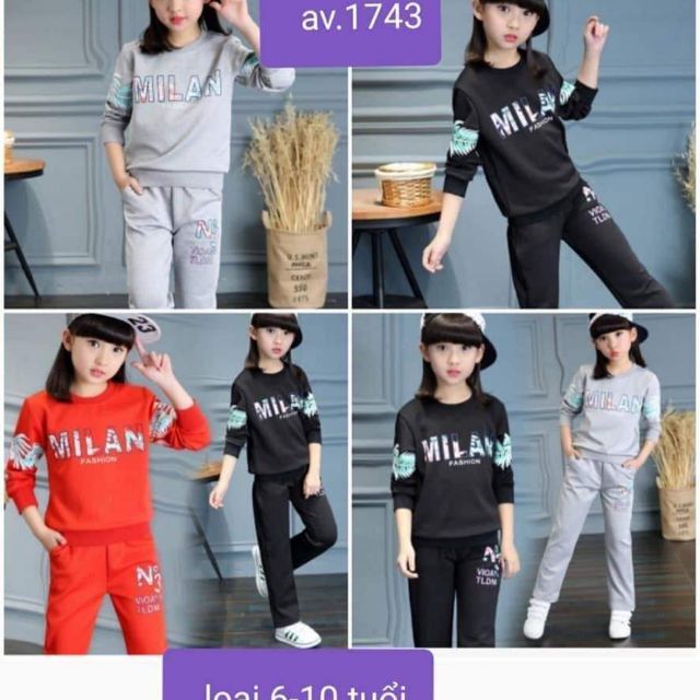 Com Bo Sét Bộ Bé Gái