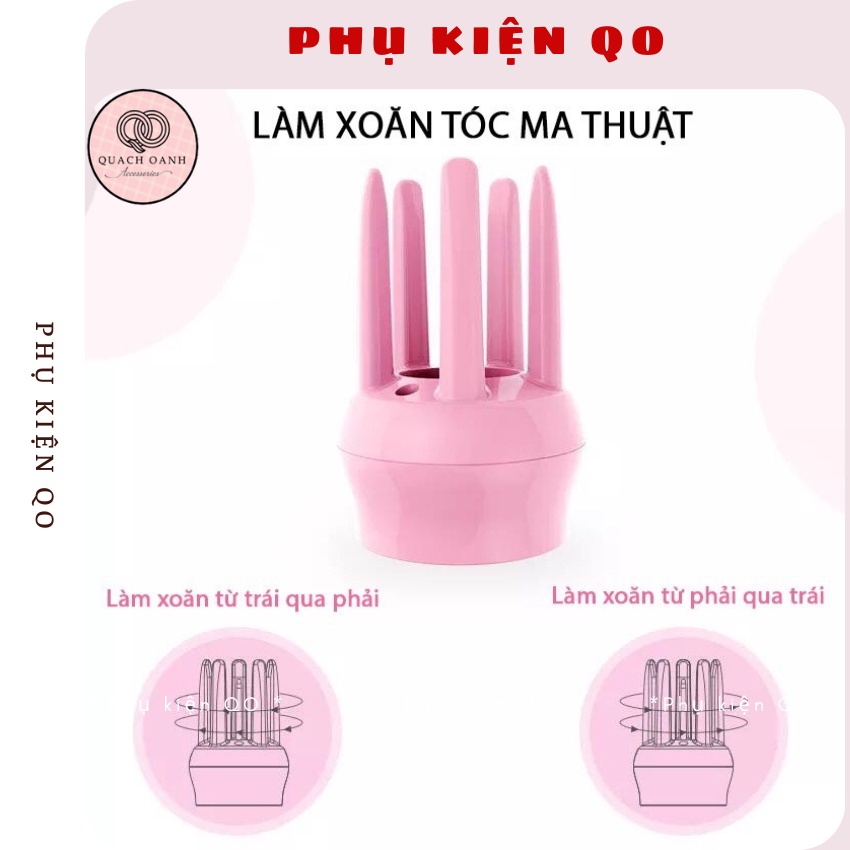 Máy uốn tóc tự động xoay 360 độ làm xoăn VIVID &amp; VOGUE cao cấp MAYUON03