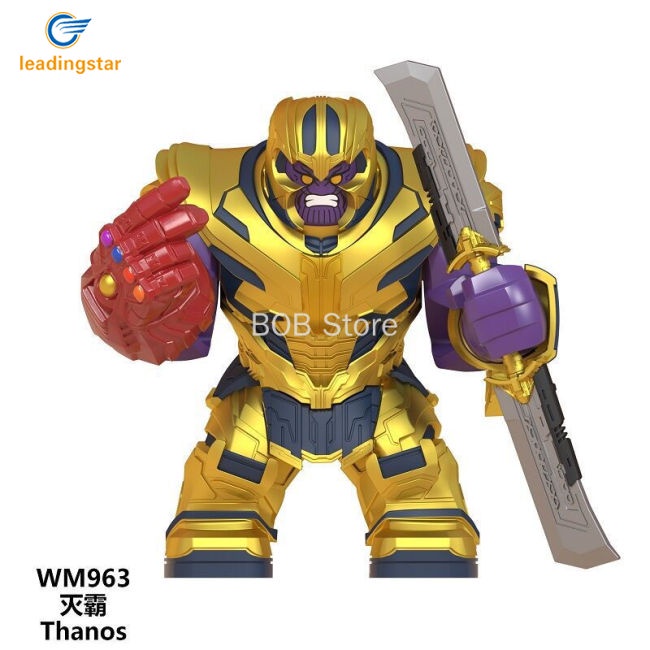 Mô Hình Lego Nhân Vật Siêu Anh Hùng Thanos Thor Captain America
