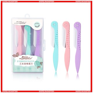 Bộ 3 dao cạo lông mày cao cấp Lameila