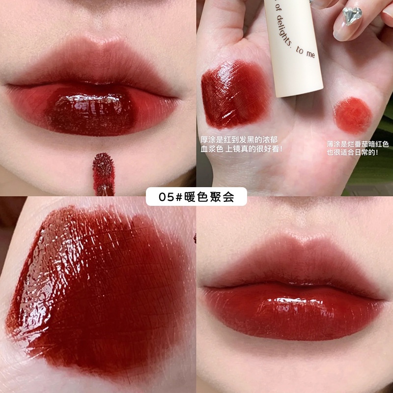 Son Bóng DAIMANPU Dạng Lỏng Dưỡng Ẩm Chống Thấm Nước Chuyên Dụng Cho Trang Điểm