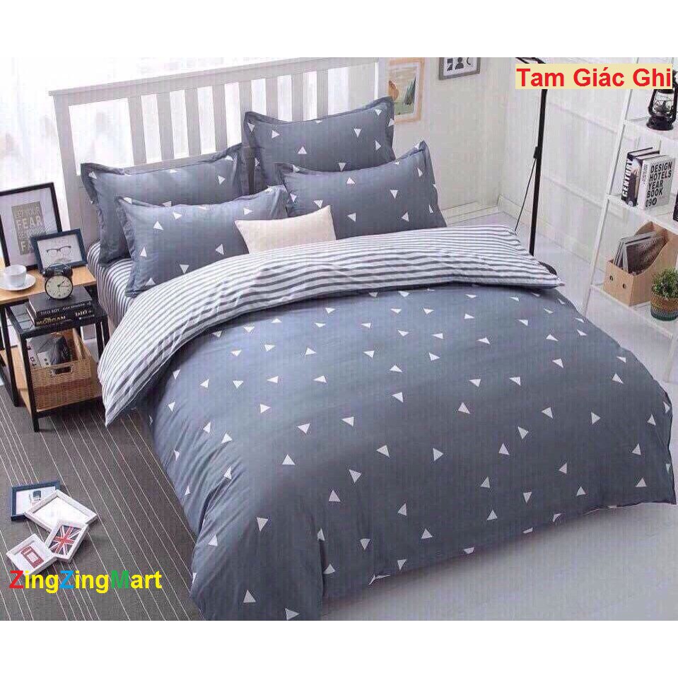[ZingZing] Bộ Ga Gối Cotton Poly Freeship 99k HN Hàng Giá Xưởng (Chát Vs Shop Ngay Nhé)