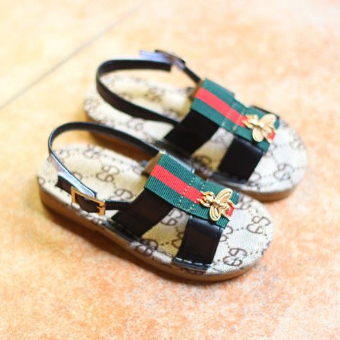 Sandal sọc thể thao phối con ong cho bé trai và gái