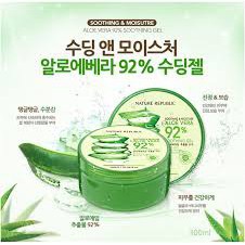 Gel Lô Hội Nha Đam Aloe Vera / 𝘍𝘳𝘦𝘦𝘴𝘩𝘪𝘱 / Gel Lô Hội Dưỡng Ẩm Toàn Thân Nature Republic Aloe Vera 92% Soothing Gel