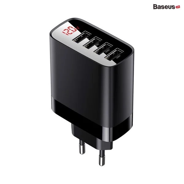 [4 cổng USB-30W]Đầu sạc Baseus Mirro Lake BS-E914