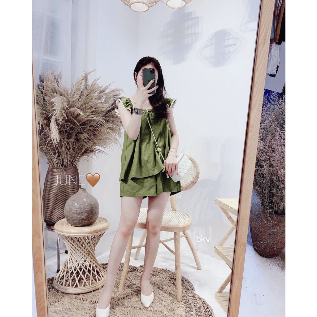 SIÊU SALE!!! XẢ SỈ BỘ MẶC NHÀ ĐŨI CAO CẤP CÁNH TIÊN PHA REN NỮ BN167